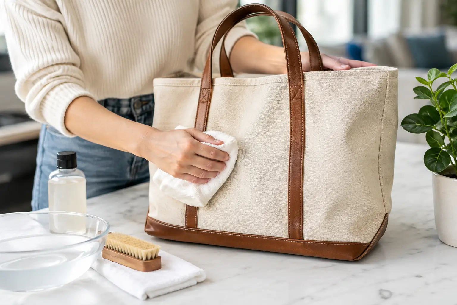 How to Clean Canvas Handbags Without Losing Shape